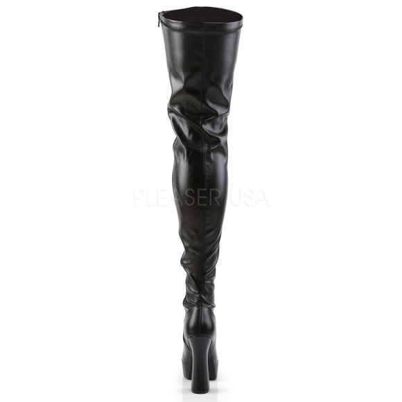 Platform Stretch Heel Thigh High Boots - Picture 4 of 5